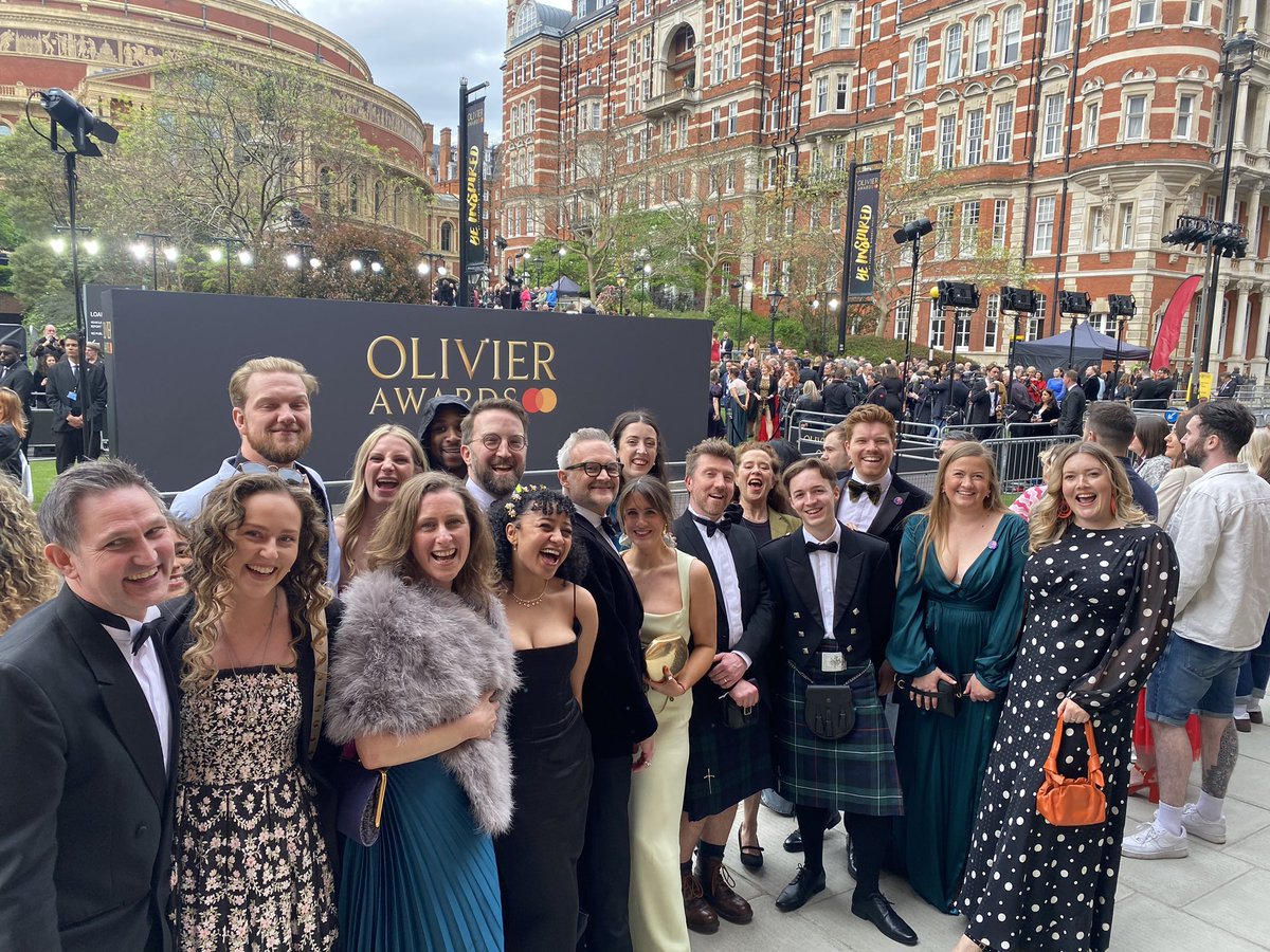 Don’t those Chicken Legs scrub up well? 🥹 Honoured to be nominated tonight at the Olivier Awards - wish us luck! 🍀 The House with Chicken Legs nominated in the Best Family Show category. @OlivierAwards