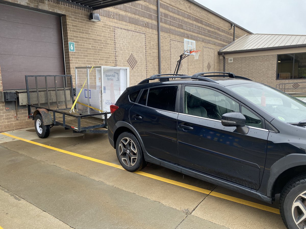 DirkNC's tweet image. Spent years taking our kids to @ncscifest events. Now they’re running an event, and we’re the tech support - bringing a combat robot test cage &amp;amp; donuts.
