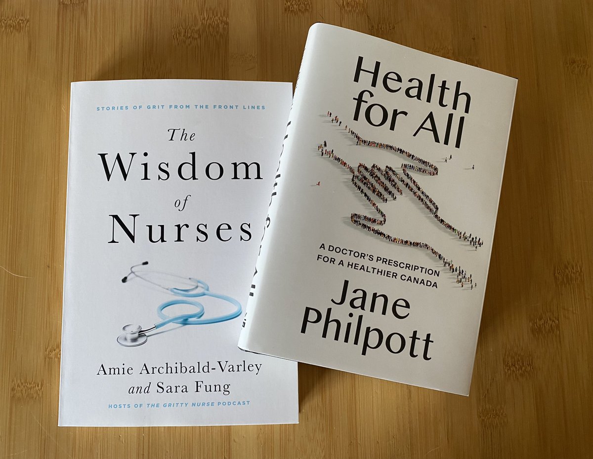 Day trip to Saskatoon yesterday gave me the opportunity to purchase these 2 essential books by @AmieVarley @saramfung ( @GrittyNurse ) & @janephilpott ! Now it’s Sunday which is “get ready for the week day” in our house, but all I want to do is read! #Advocate4Change