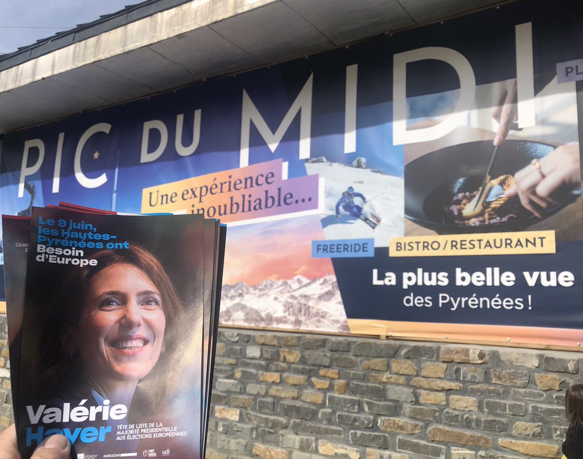 Parce que nous avons besoin d'Europe la mobilisation continue. Merci à @benjaminhaddad présent sur le terrain avec nous dans nos belles Pyrénées. @benoitmournet @valeriehayer #besoindEurope