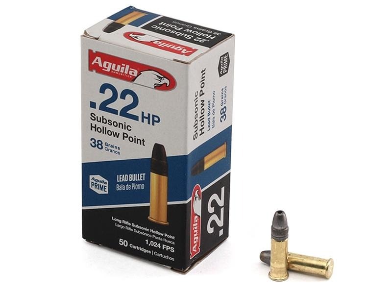 Aguila subsonic 22LR with 38gr HP projectiles for $0.089/rd *shipped* currently here: mrgunsngear.org/43CwBRO

#22LR #silence #QuietTime