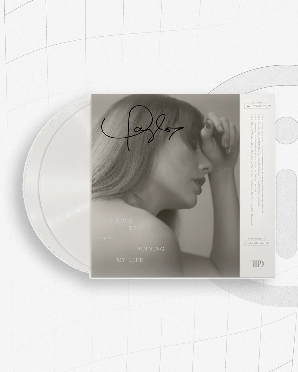 Taylor Swift autografou mais de 100 MIL cópias do seu novo álbum, uma por uma, à mão.