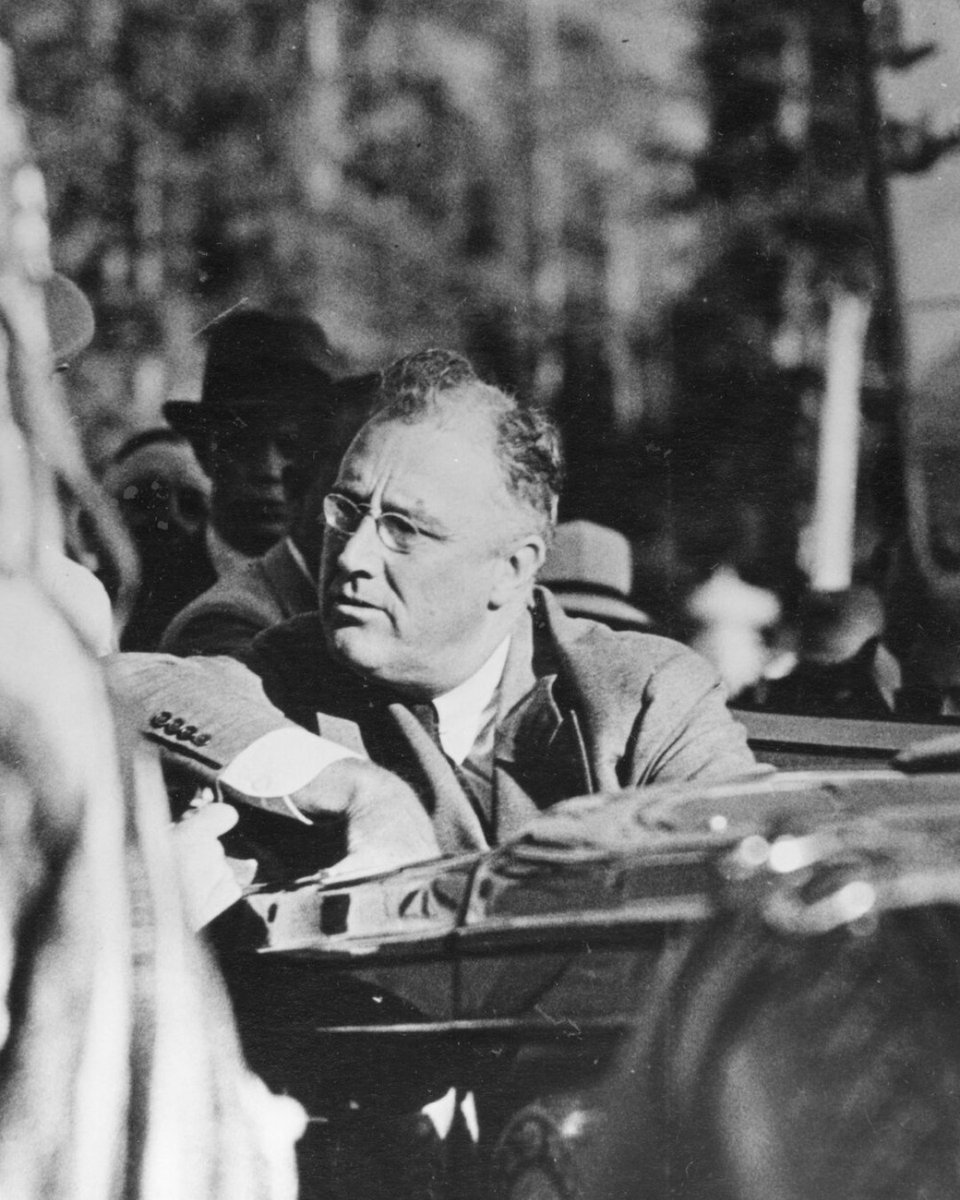 FDR visiting Glacier, 1934 Photo from Glacier archives