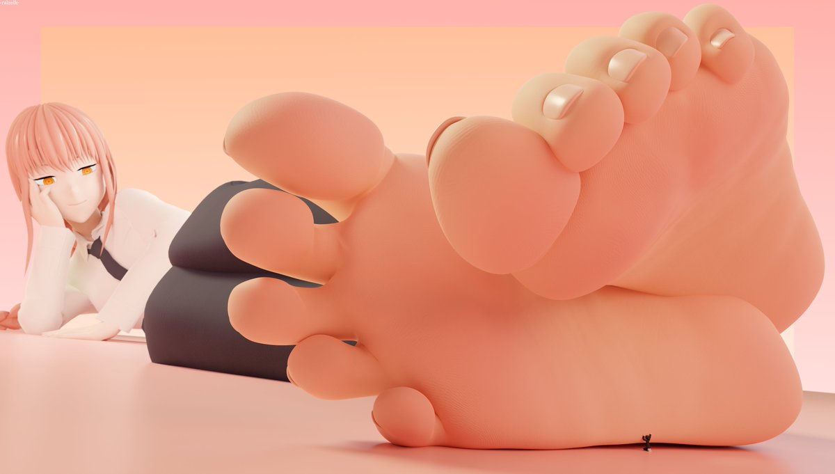 Ralzelk's tweet image. Little Makima Thingy