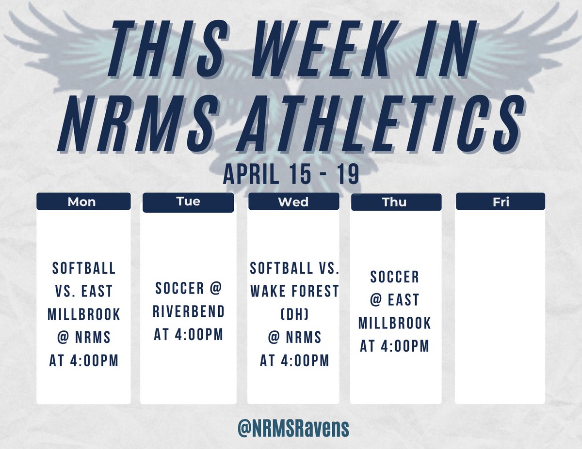 Neuse River Middle School Athletics tweet media