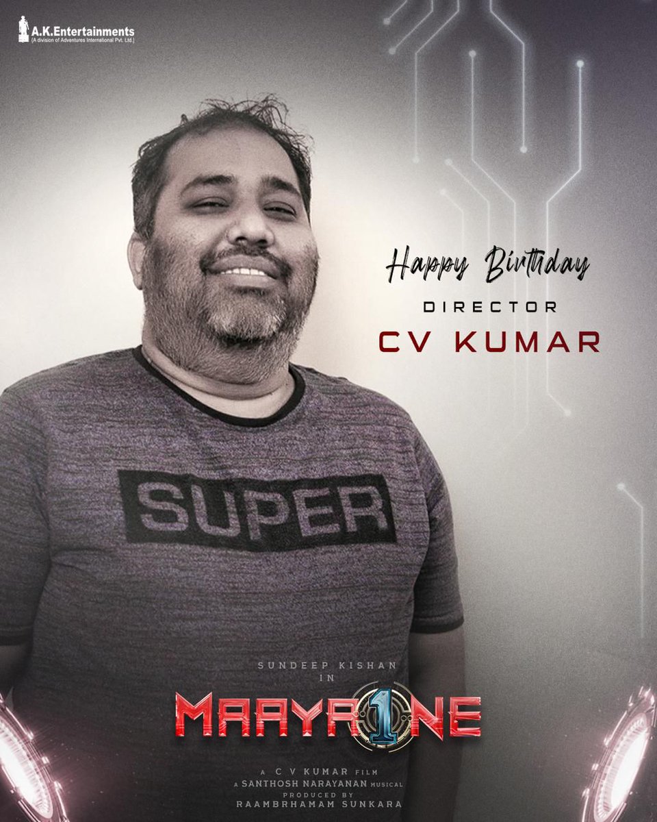 Team #MaayaOne wishes the visionary brain behind this sensational project, @icvkumar a blockbuster birthday💥

The MAAYA-ONE ♾️world will be a spectacle on the Big Screens❤️‍🔥