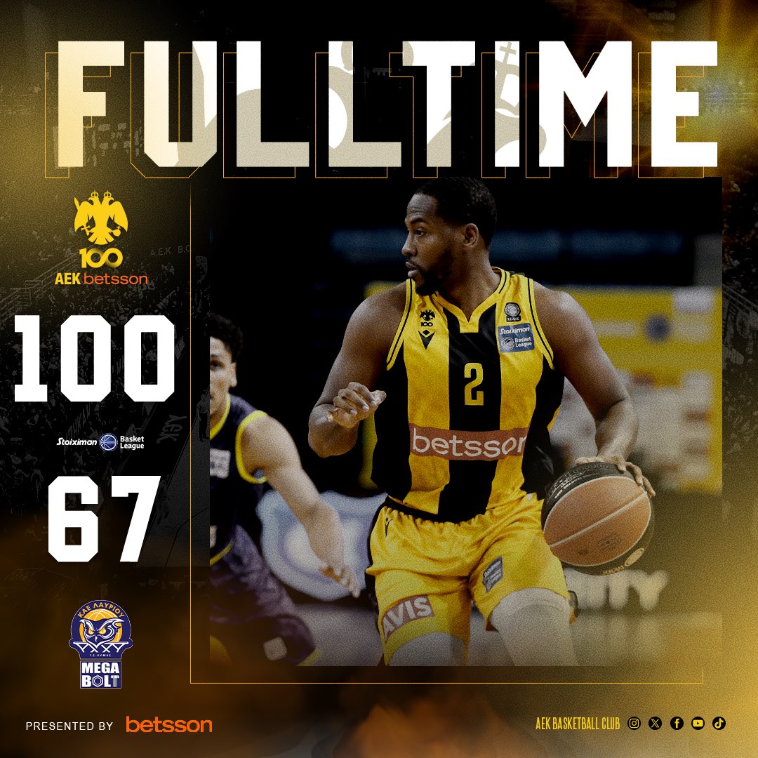 💯🦅 #aekbetssonbc #season2023_2024 #stoiximanbasketleague #aeklav