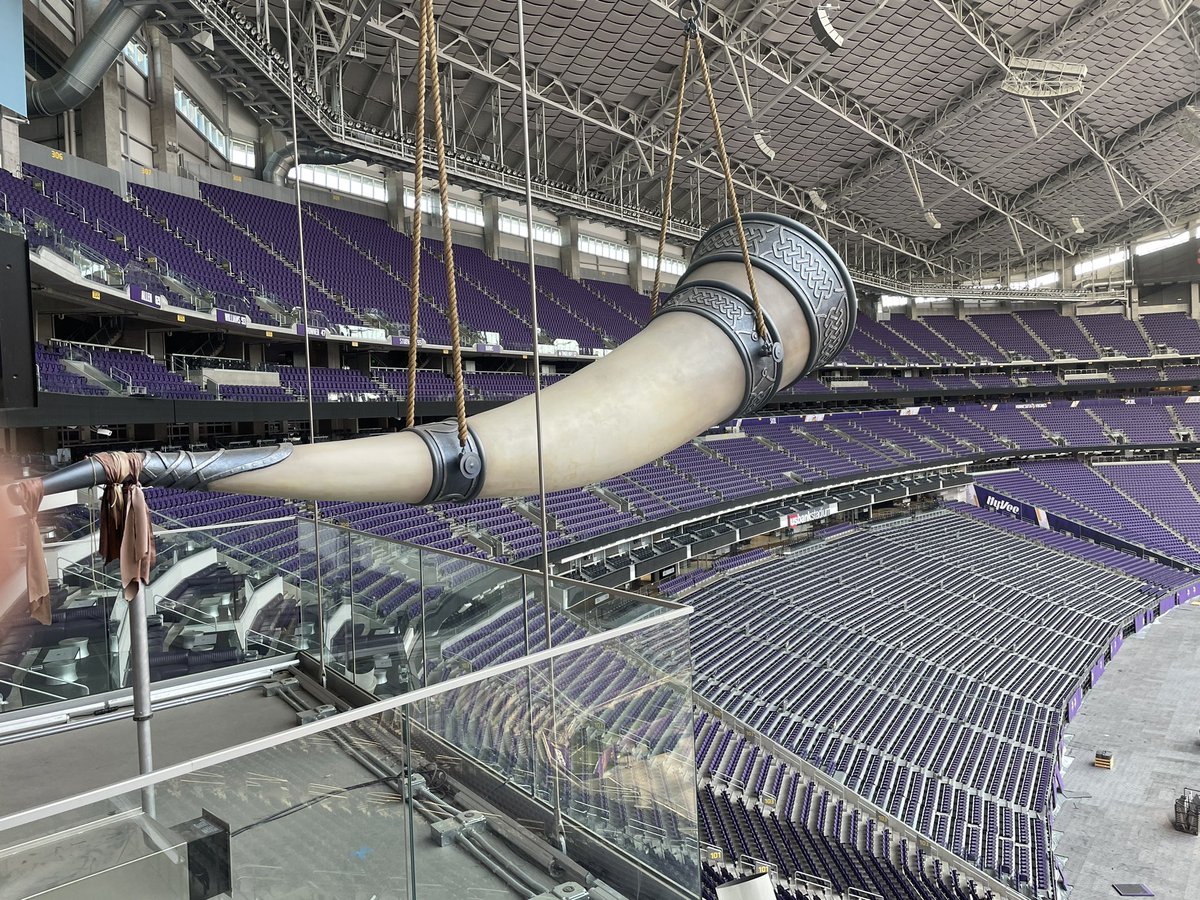 Some pics of our tour at U.S Bank Stadium