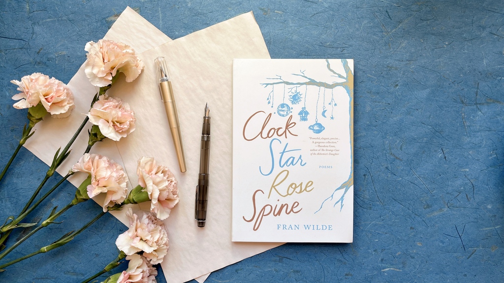 Have you picked up your National Poetry Month reading yet? Start with CLOCK STAR ROSE SPINE, a gorgeous full-color collection by award-winning fantasy writer Fran Wilde. Order a copy on sale on our website: lanternfishpress.com/shop/clock-sta…