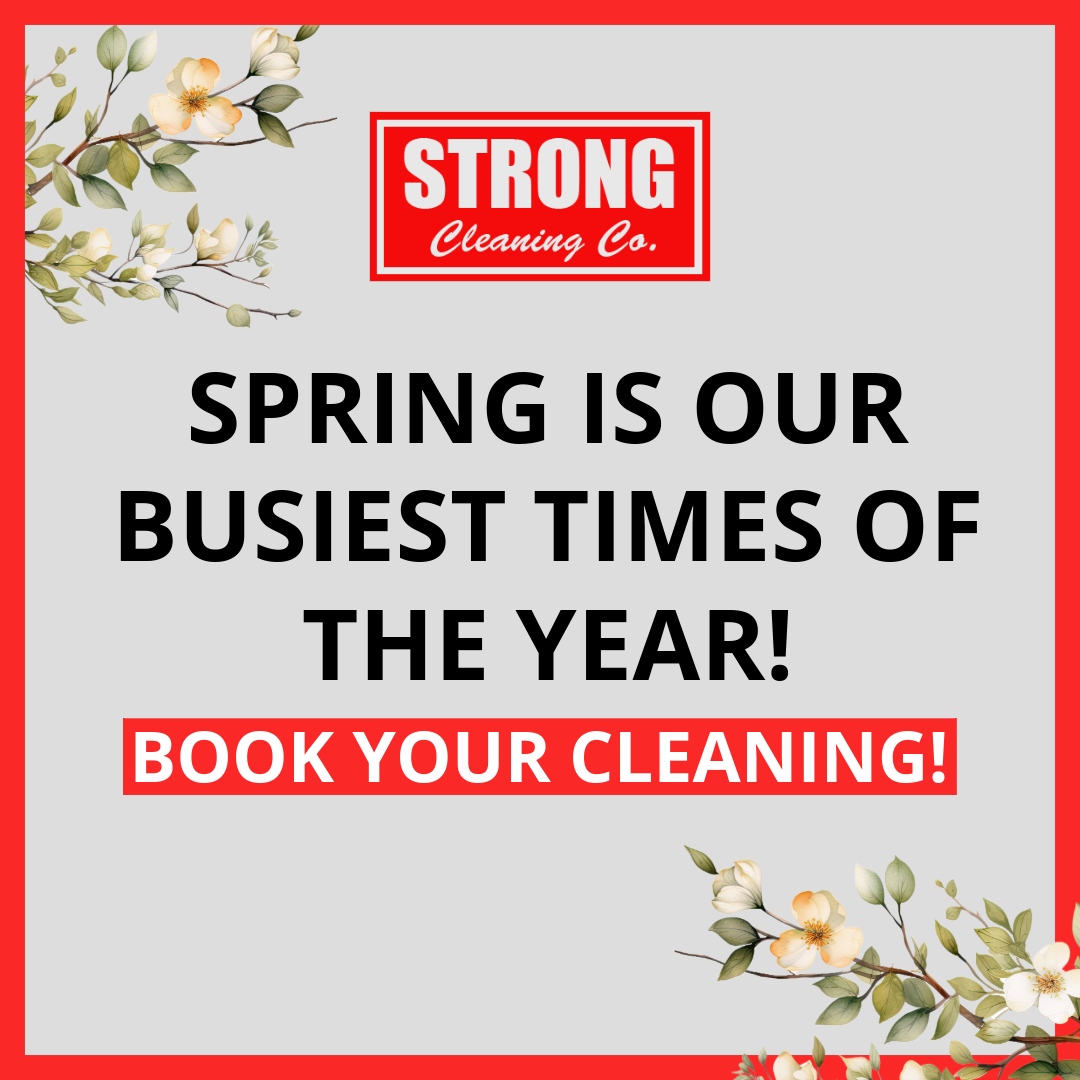 With spring cleaning in full swing, now is our busiest time of the year!

Get a quote on your spring freshen-up! strongcleaningco.com/get-a-quote

#StrongCleaningCompany #HilliardOhio #ColumbusOhio