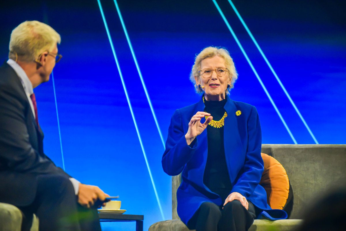 “If countries do not protect their people, then they may be undermining the human rights. That’s completely climate justice.” @TheElders Chair Mary Robinson spoke to @AP's @borenbears at the #SkollWF about a landmark court ruling on climate action. skoll.wf/4aS8scC