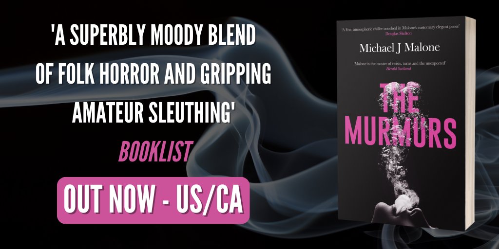 💀 OUT in #USA #Canada NOW 🫧 @michaeljmalone's chilling gothic thriller #TheMurmurs A young woman experiences terrifying premonitions of people dying A family curse has begun, and a long-forgotten crime is about to be unearthed… bit.ly/43QZEBm 💀