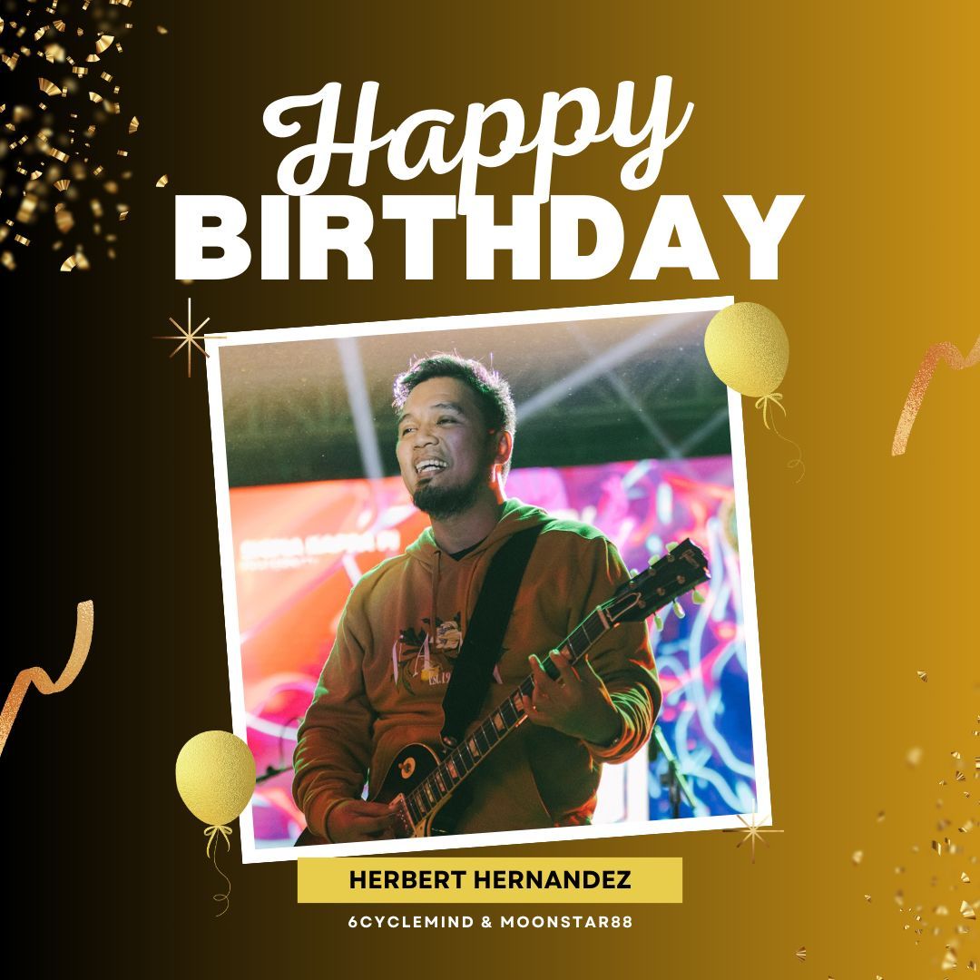 Happy Birthday, Herbert Hernandez of @moonstar88band @6cyclemind!🎉🎊🍾

Don't forget to tweet your heartfelt birthday messages!

#SoupstarBirthday