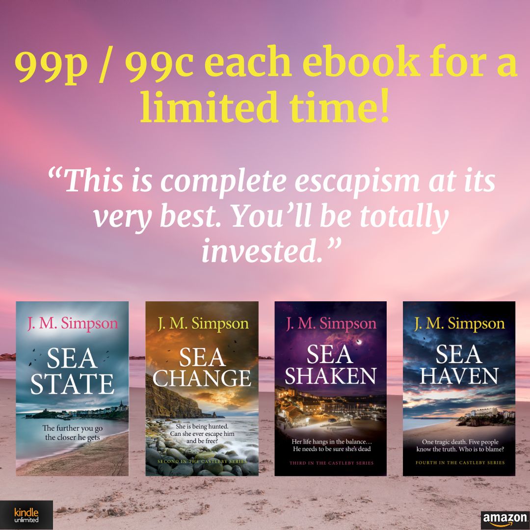 Get stuck into a new series and escape to the coast. 
amazon.co.uk/stores/J.M.-Si…
#writingcommunityofinstagram #writingcommunity #CrimeThrillerBooks #crimethrillerseries #crimefiction #crimefictionbooks #suspensethriller #suspensebooks #crime #suspensestories #thriller
#crimethriller