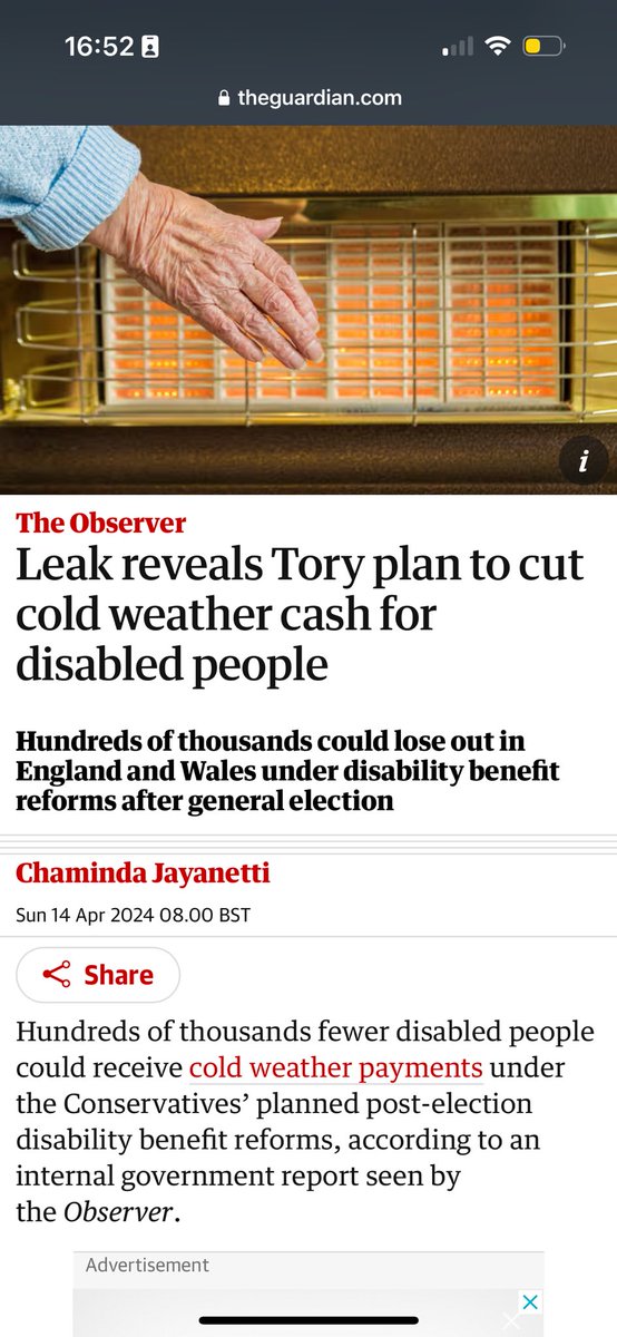 Sunak’s “The Plan is working” takes a very sinister twist😳👇🏼👇🏼 Seems “Plan” is to cut costs by killing off vulnerable, disabled ppl as they succumb to illnesses due to cold in winter❗️ What’s the “Plan” for elderly.. euthanasia 🤔 Tories could cut their expenses instead 🤷🏼‍♂️