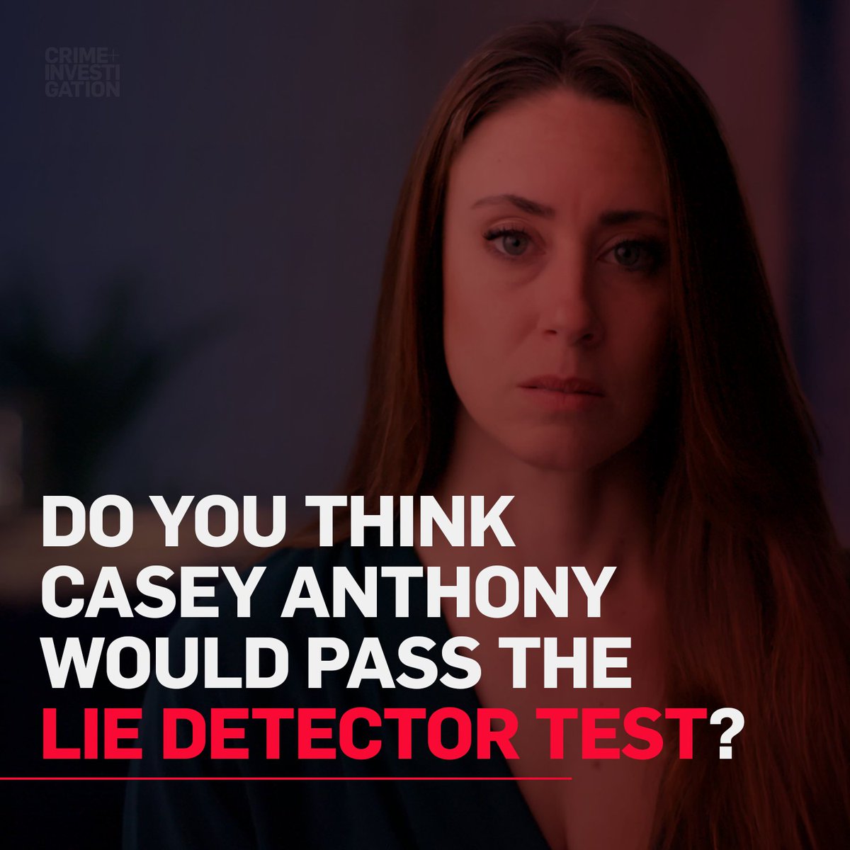 Her parents faced the polygraph but how would Casey Anthony fare against the lie detector? 📈 #CaseyAnthonysParents 📱Stream Now on Crime+Investigation Play, YouTube Primetime, Amazon Prime or Apple