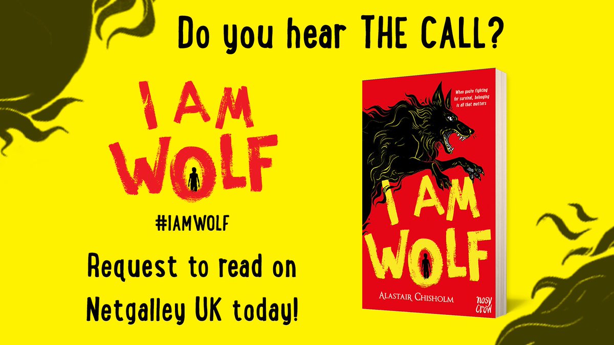 🚨Have you requested I Am Wolf by @alastair_ch on @NetGalley yet?🚨 When Coll uncovers the truth, it destroys everything he thought he knew about his clan, the world they live in, and even himself. Can he find a way back?🐺 Request your copy here📚: ow.ly/awNG50QXOXH