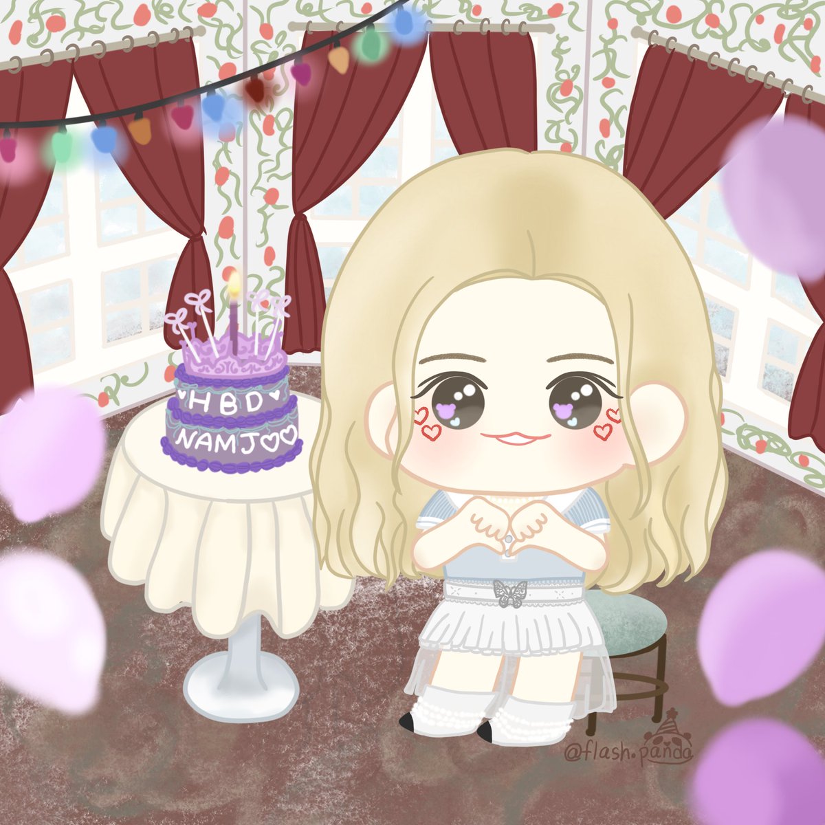 사랑둥쥬🎂💜
남주언니 생일축하해요

<a href="/APINKKNJ/">김남주</a> 
#사랑둥이_남주_생일축하하쥬
#Happy_Namjoo_Day
#에이핑크 #김남주 #Apink #Namjoo