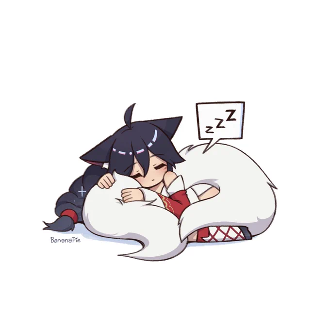 Sleepy Ahri is joining the sticker bundle~ 