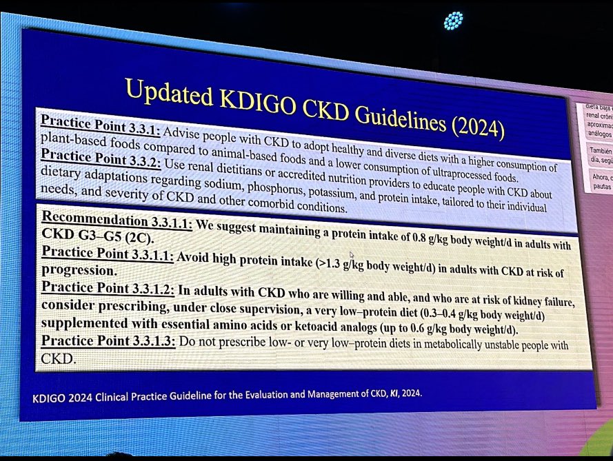 👇KDIGO guidelines on protein intake in CKD (2024)

#ISNWCN @goKDIGO 

kidney-international.org/article/S0085-…