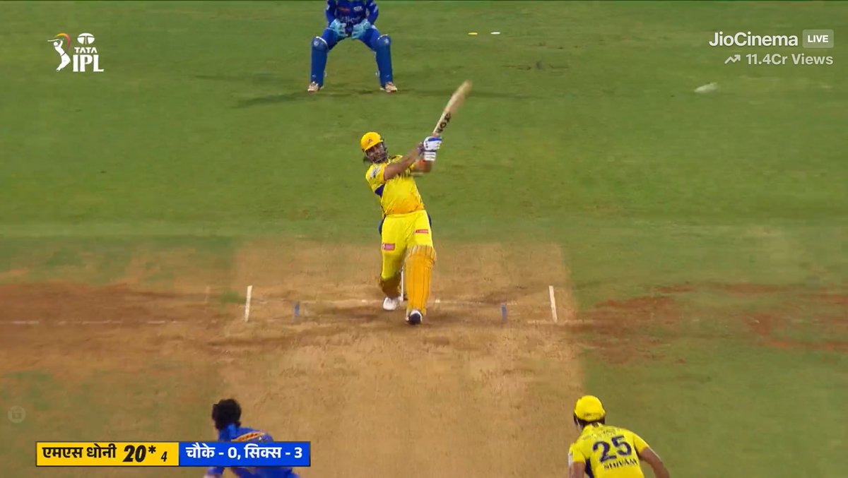 The greatest there is
The greatest there was
The greatest there will be

#MIvsCSK #DHONI𓃵