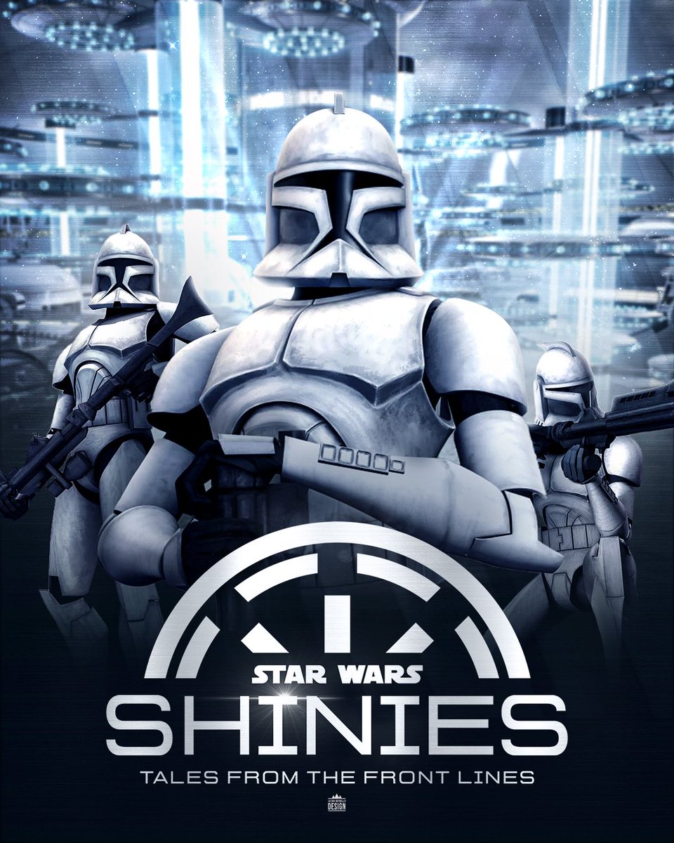 jbdesign512's tweet image. STAR WARS SHINIES: TALES FROM THE FRONT LINES

My take on a “Tales of the Clones” series concept. I think it would be cool to have a series that follows low ranking Clones during the Clone Wars. New Clone characters, missions, and battles. Rate the poster 1-10!

@starwars
