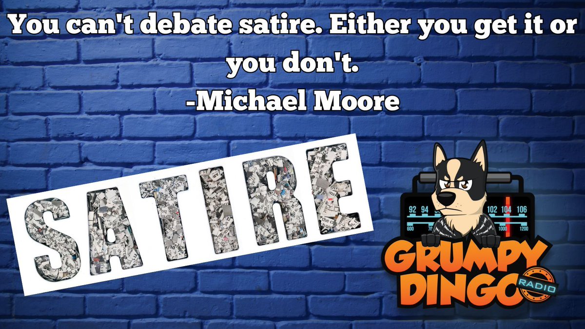 RadioDingo's tweet image. #MichaelMoore #Satire