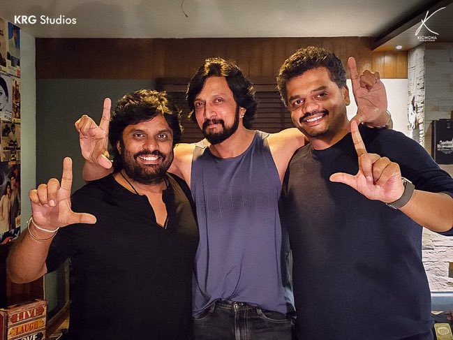 Lights ,camera , Action soon
@KRG_Connects 
@KicchaSudeep 
#KKthemovie