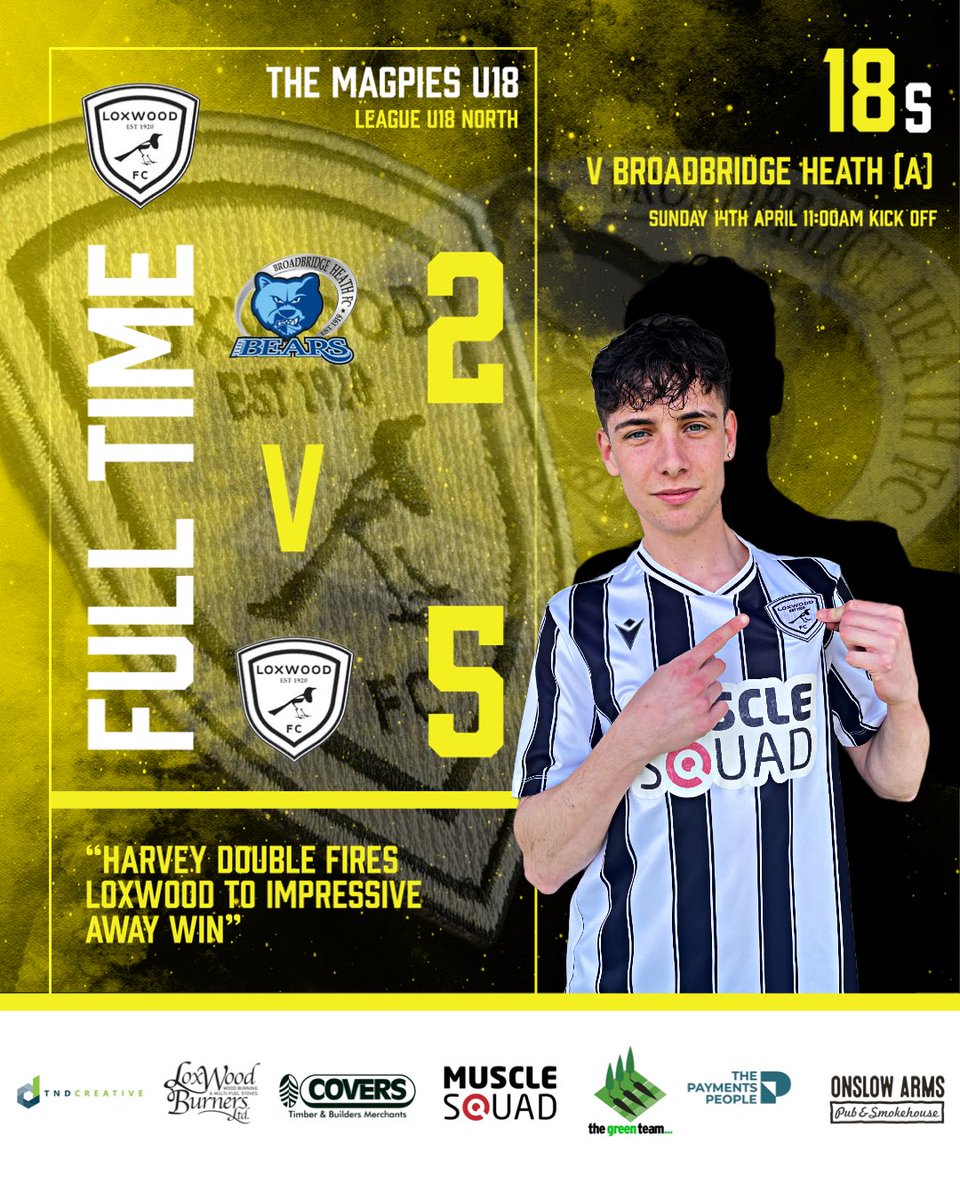 A Theo Harvey double fired our young Magpies to an impressive 5-2 away win @thebearsbbhfc this morning Louis Gould, Brandon Engstrom and Louie Beecroft were also on the scoresheet