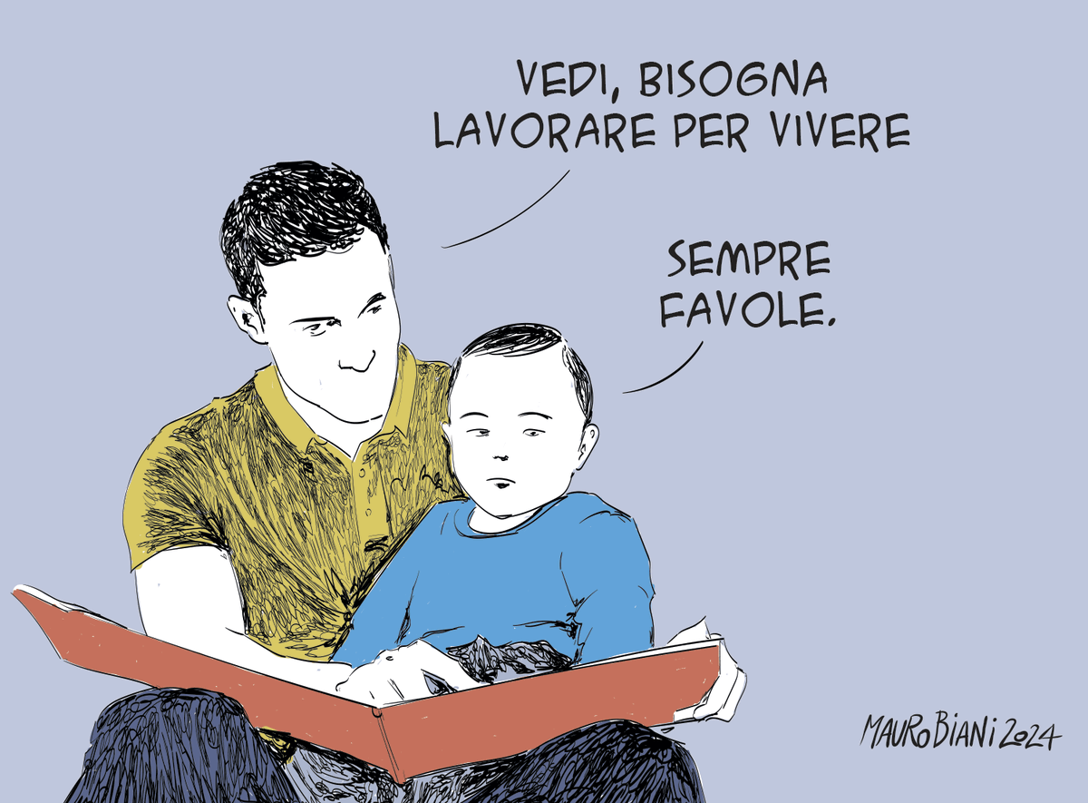 maurobiani's tweet photo. #Lavoro #MortiSulLavoro #Costituzione
Favole.
Oggi su @repubblica https://t.co/PBSQY765VQ