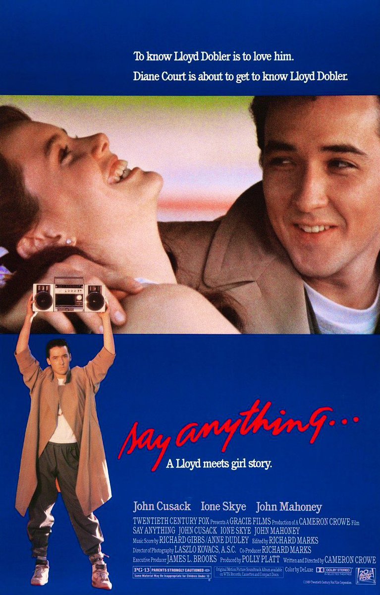 35 years ago today, Cameron Crowe’s “Say Anything...” was released in theaters. The soundtrack features Peter Gabriel, Depeche Mode, The Replacements, Living Colour, Fishbone, Red Hot Chili Peppers and more.
