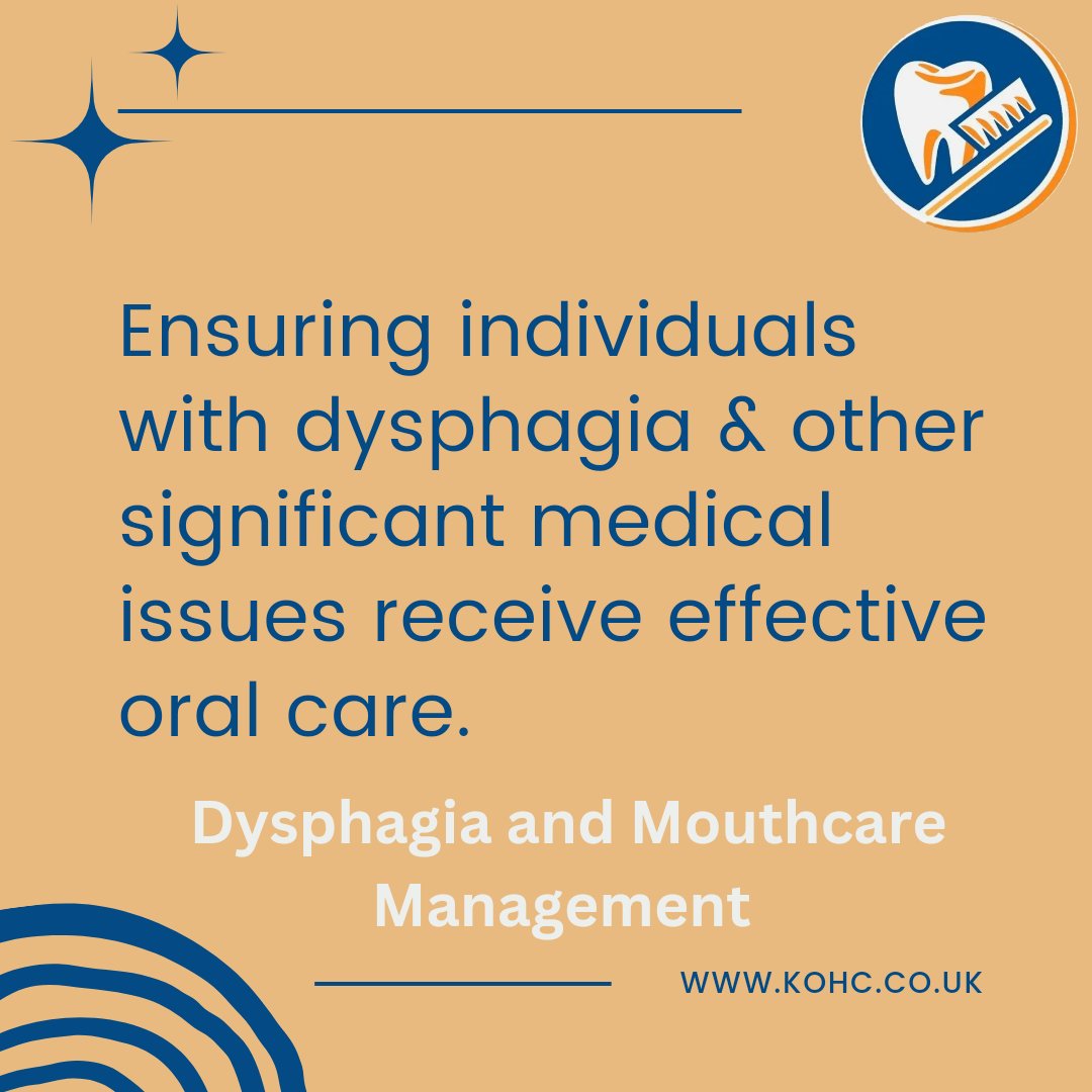 Check out our free mouthcare guidance for those with dysphagia 🪥 On this page, we also have a FREE PDF download for your place of work! 😀 kohc.co.uk/dysphagia-and-… #carers #caremanagers #carehomemanager #residentialcare #respitecare #dementiacare #healthcare #Dysphagia #hca