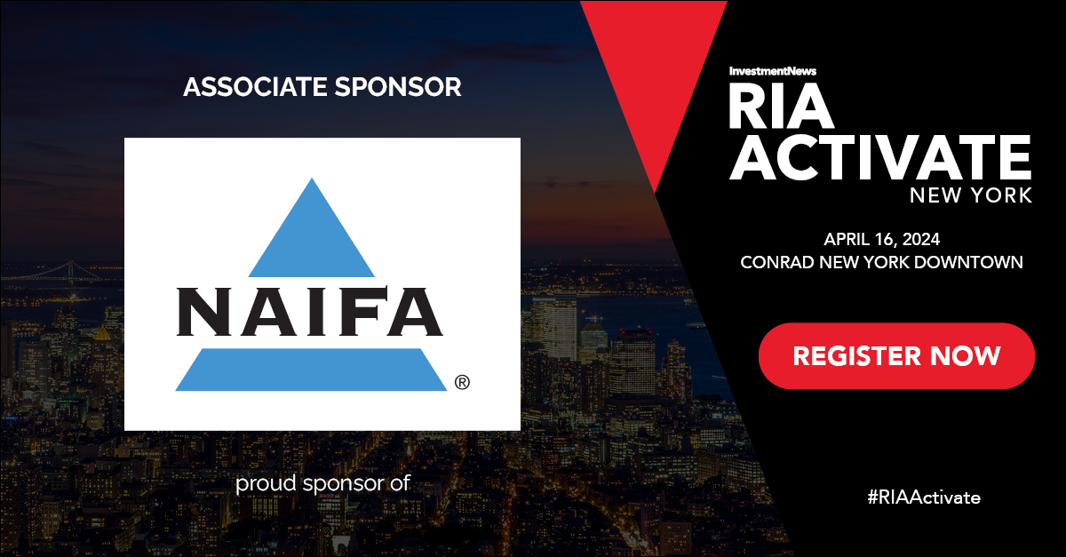 Excited to announce NAIFA as a sponsor for #RIAActivate! Join us as we unite with industry leaders to empower RIAs with invaluable insights and resources. Secure your spot now and elevate your RIA game! hubs.la/Q02rSM0Z0 #NAIFA #RIA #FinancialAdvisors #Networking