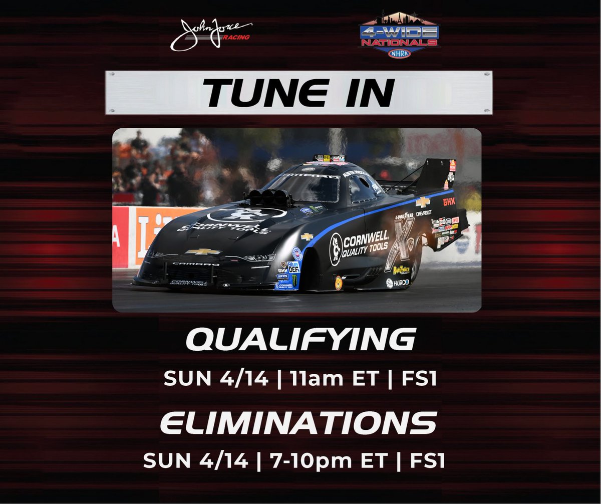 IT'S RACE DAY IN VEGAS! Catch 4 Wide Racing starting at 7PM EST! #Vegas4WideNats