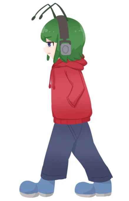 れでぃばさん描きました 