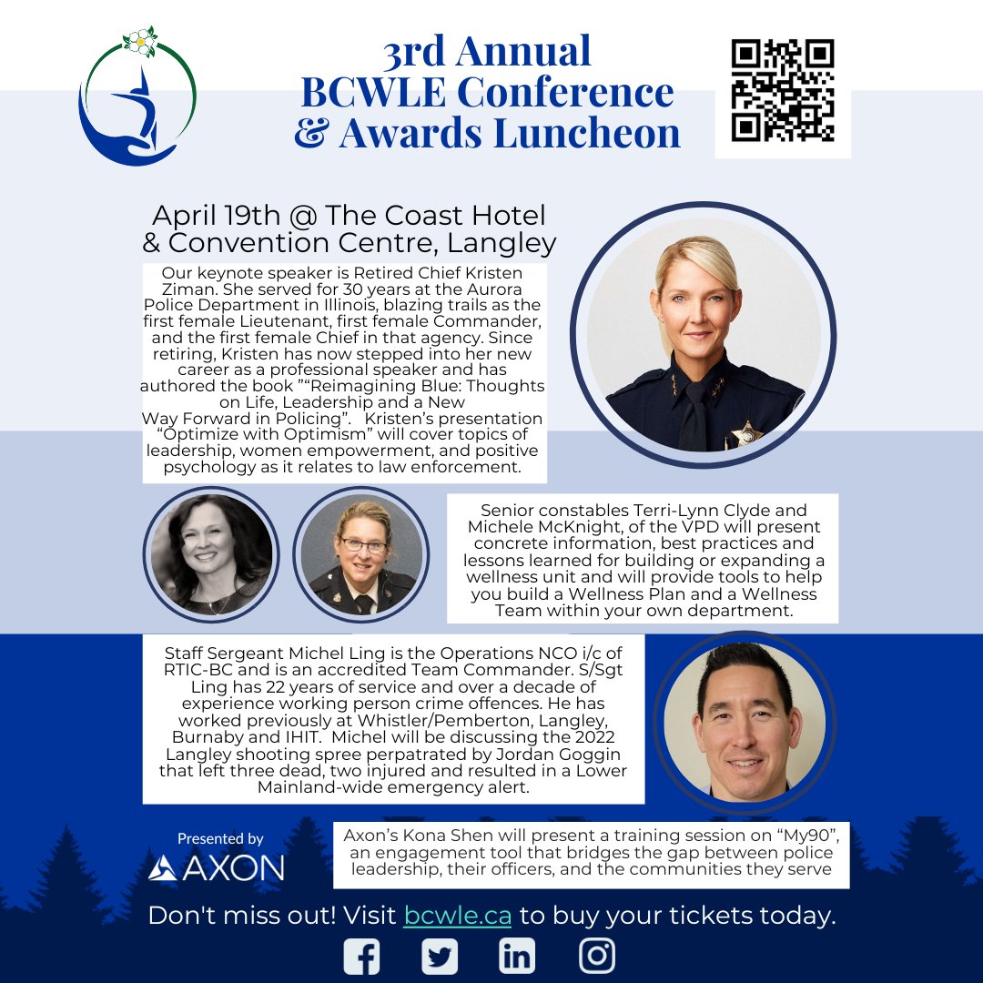 📢 Tomorrow is the final day for #BCWLE Conference & Awards registration!
We’ve got an incredible line-up of speakers and a day of learning and connecting that you do not want to miss. Get registered before 1700hrs tomorrow! bit.ly/3URCuZg
#StrongerTogether #WomenLeading