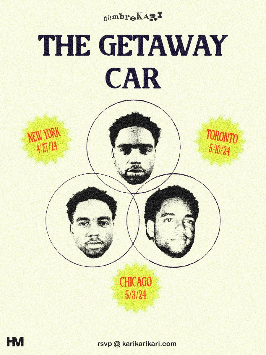 nombreKARI's tweet photo. I’m going on my first ever tour!

“the getaway car”  tour starts at the end of the month— beat me there!

New York - 4/27

Chicago - 5/3 (free show)

Toronto - 5/10

tickets @ https://t.co/RZNBC1Mvui https://t.co/NsKkPKnxBD