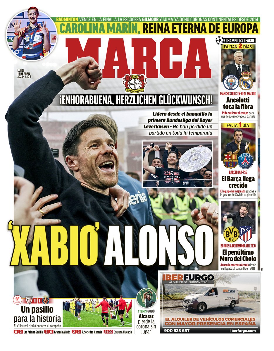 #LaPortada 🗞️ 'Xabio' Alonso