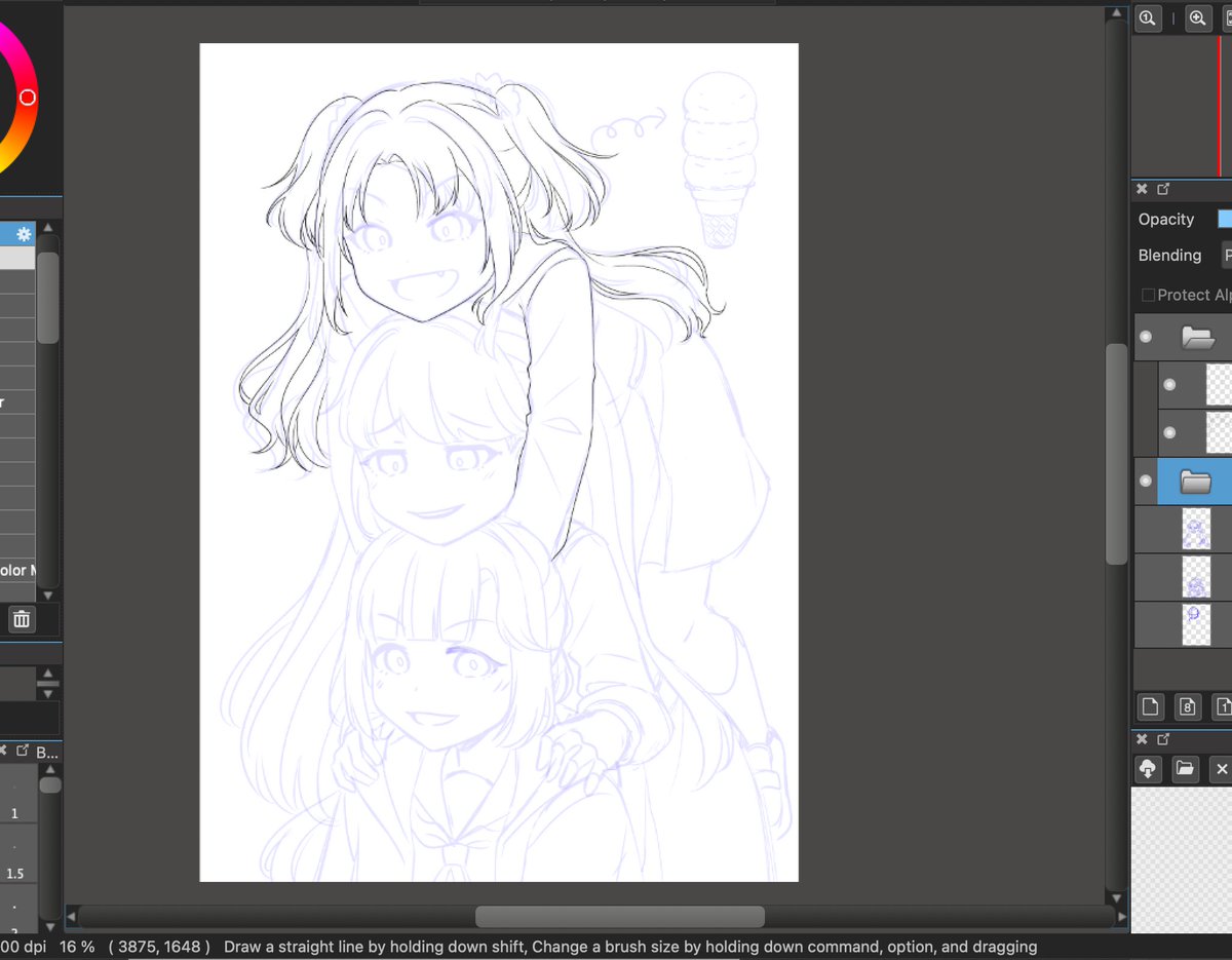 did you ever just draw something that made you laugh while in the process of making it 