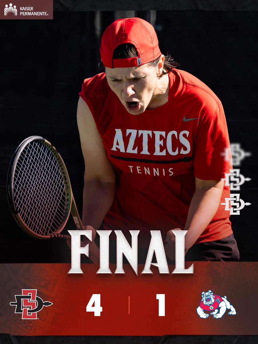 Walked the Dogs on Senior Day!! Your Aztecs are tied for first with one match to play! #GoAztecs