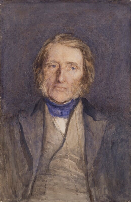 I cannot equate the gingerness of young Ruskin with *any* other image of him. Compare: