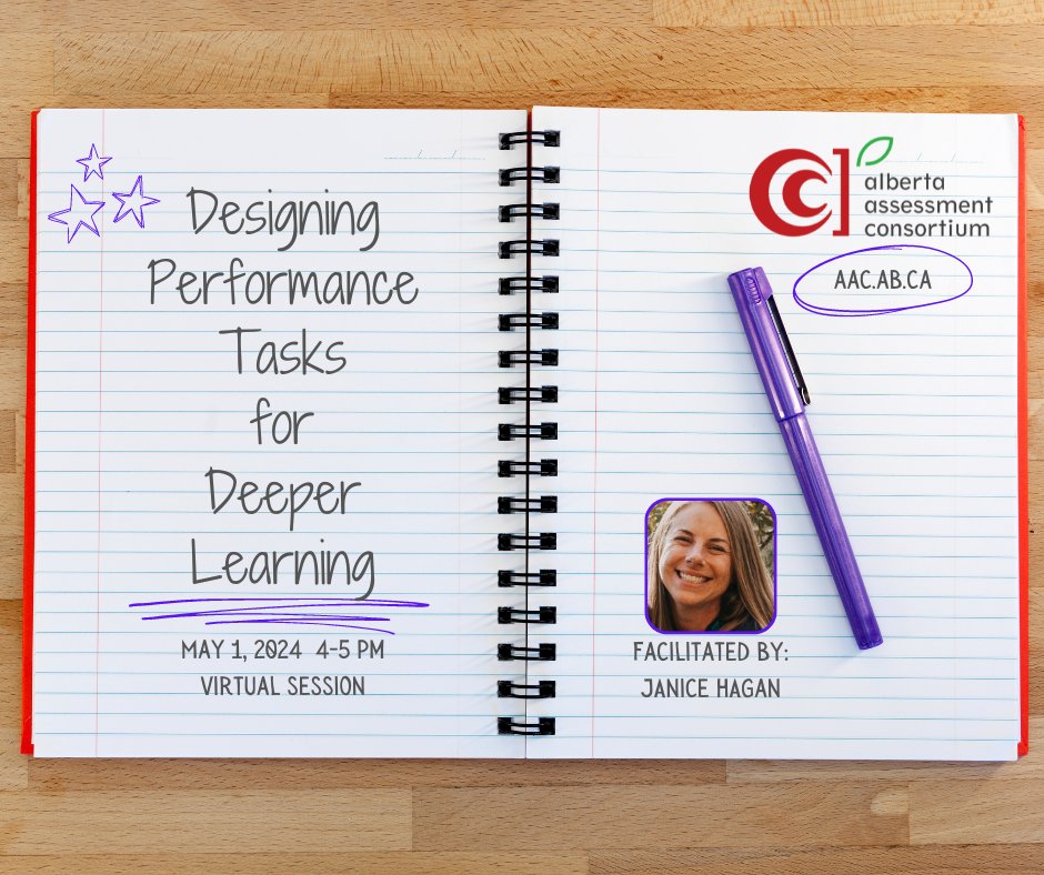 Looking for ways to create meaningful learning experiences for your students that go beyond just rote memorization and recall? Learn more here: events.aac.ab.ca/register/?id=18 #virutalpd #TeacherPD #assessment #deeperlearning #assessment #albertateacher #teachertwitter #canadianteacher