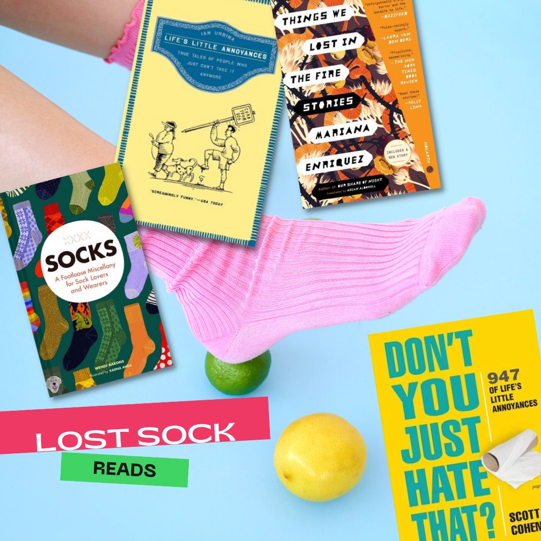 InkCyan's tweet photo. For want of a nail the battle was lost-remember that chestnut? Sometimes the #little things matter the most. So today we're talking #socks, #lost and not
#books #fiction #whattoread #yournextread #bibliotherapy #amreading #BookTwitter #cnf #literature #story #TRN #feet #onesock https://t.co/uMu8jHJtTw