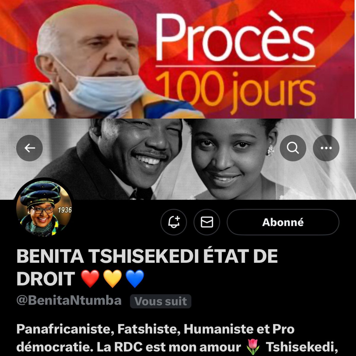 AleshOfficiel's tweet photo. ⚠️⚠️ Thread @BenitaNtumba ⚠️⚠️
PROCÈS 100 JOURS EN RDC. A LIRE ABSOLUMENT JUSQU’AU BOUT !!!

Que disait réellement @benitantumba sur le dossier « 100 Jours » quand elle établissait les responsabilités à propos des détournements de fonds publics ?
TEST DE COHÉRENCE.

1/16 👇🏽 https://t.co/VHvOE7yLvp