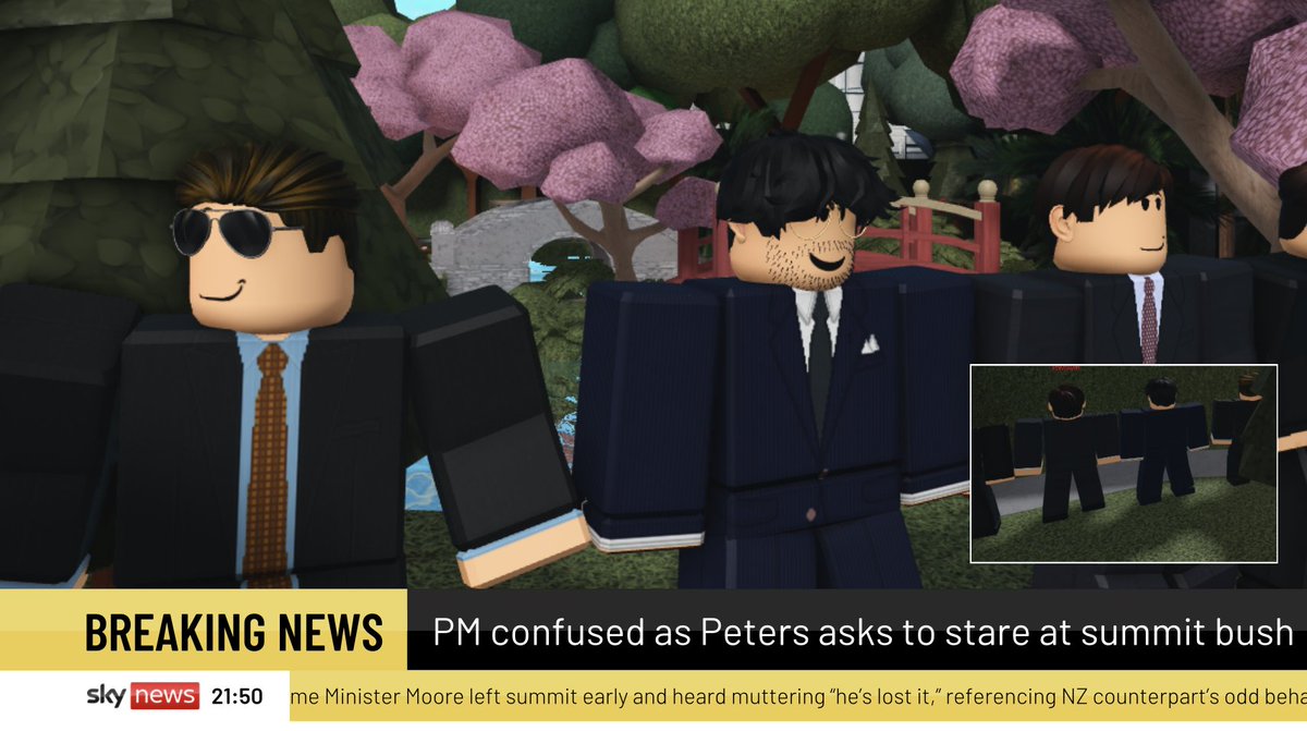 NEW: Experts suggest signs of early onset dementia in New Zealand Prime Minister Peters as he asks world leaders to stare at a bush for 10 minutes, during today's summit. PM Moore appeared irritated and kept asking his security detail about the time.