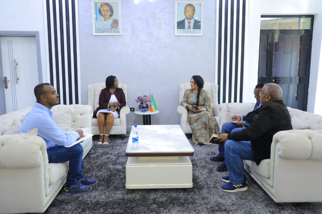 A productive meeting between Dr. Ndayishimiye, #UNAIDS Country Director in #Ethiopia, and Her Excellency Dr. Ergoge Tesfaye, Minister of Women & Social Affairs, suggested a joint technical team to accelerate collaboration & partnership. @UNAIDS_ESA @FMoHealth @UNAIDS @UNEthiopia