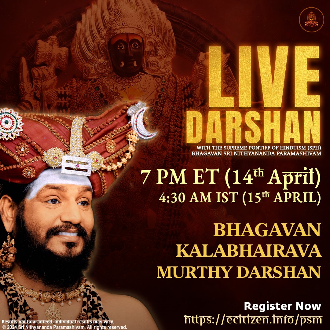 🔴LIVE SPH Darshan: Experience the Power of Bhagavan Kalabhairava Murthy

🔱 Witness the formidable form of Bhagavan Kalabhairava, as Paramashiva's incarnation of the Lord of time and liberation. Historically, Kalabhairava manifested to remove Lord Brahma's ego, enlightening him