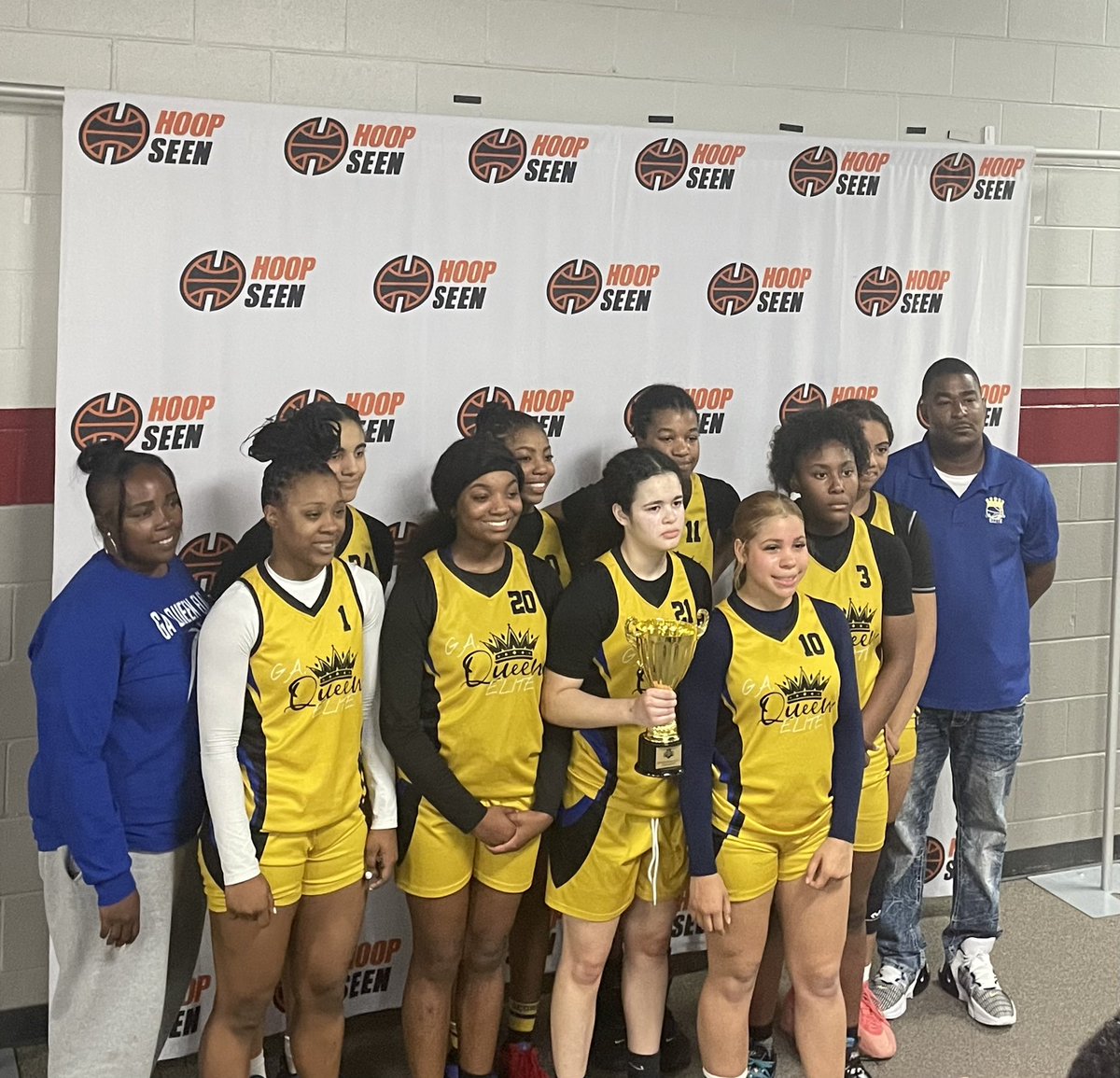 JV Girls #GACup II Championship: GA Queen Elite Black def. T2G, 54-35. Montana Jenkins had 15 points, including four 3’s, leading a balanced attack for GA Elite Queens. Leah Pollack had 13 points for T2G in the loss.
