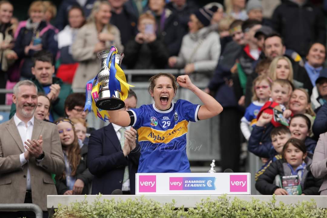 Huge congrats to Mary Ryan and the @camogietipp players and management on today's National League Final victory in Croke Park 🏆🇺🇦 📸 MR Sport
