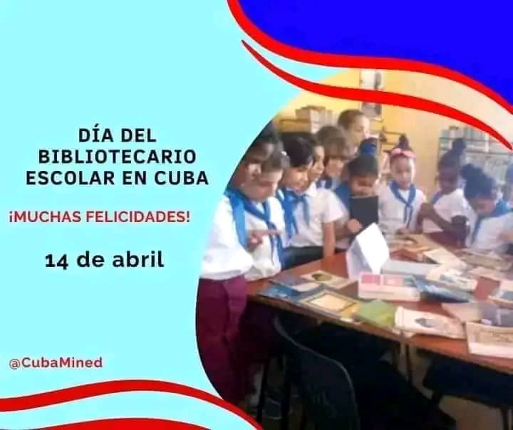 Se celebra hoy, en nuestro país, el Día del Bibliotecario Escolar, en homenaje al nacimiento de la Bibliotecóloga y fundadora de las Bibliotecas Escolares, Olinta Ariosa Morales, excepcional bibliotecaria villaclareña. Felicidades en especial a los #MatancerosEnVictoria
